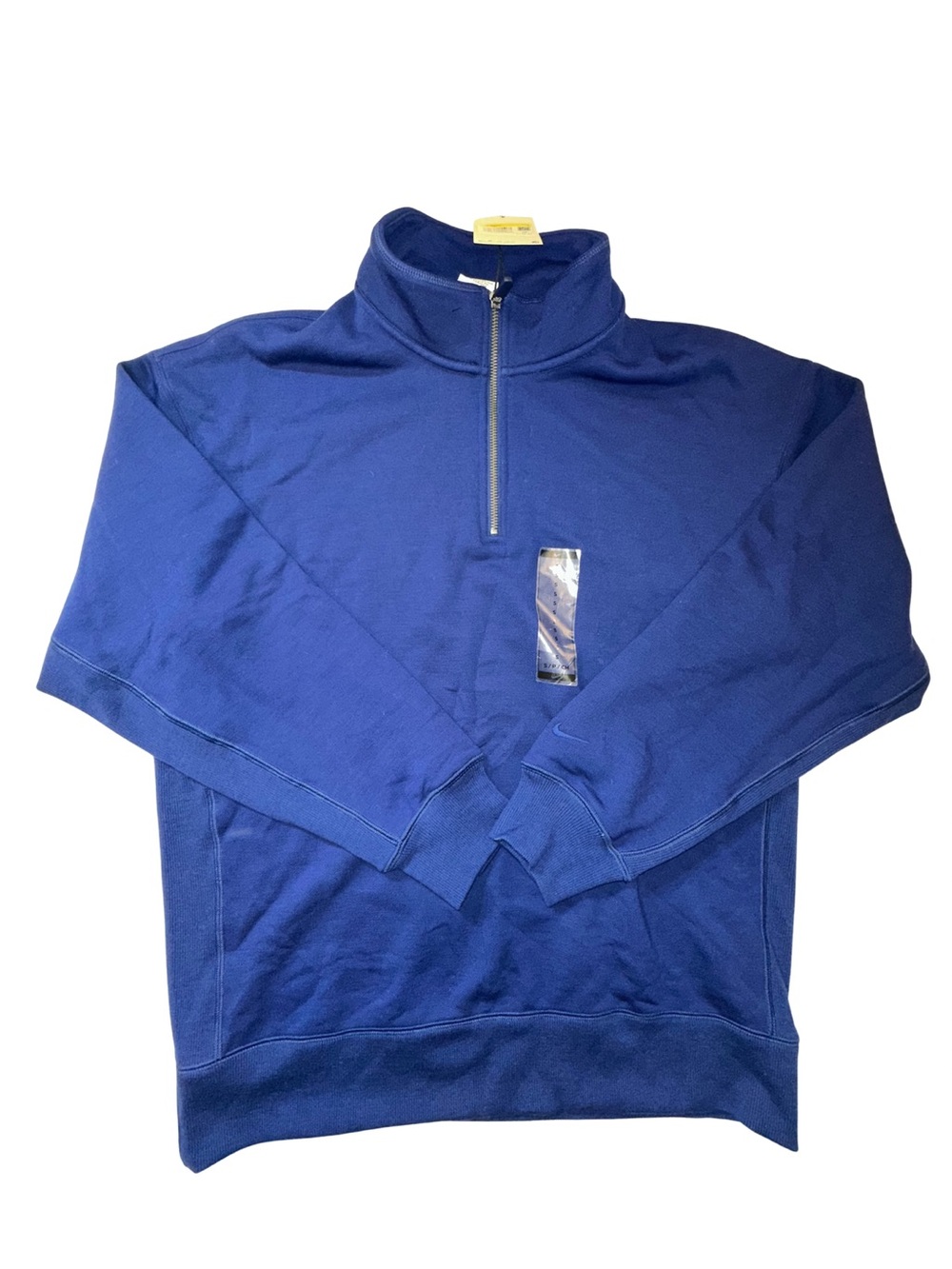 Nike Wool Classics 1/4 Zip Pullover Small Blue Void Wool Blend NWT